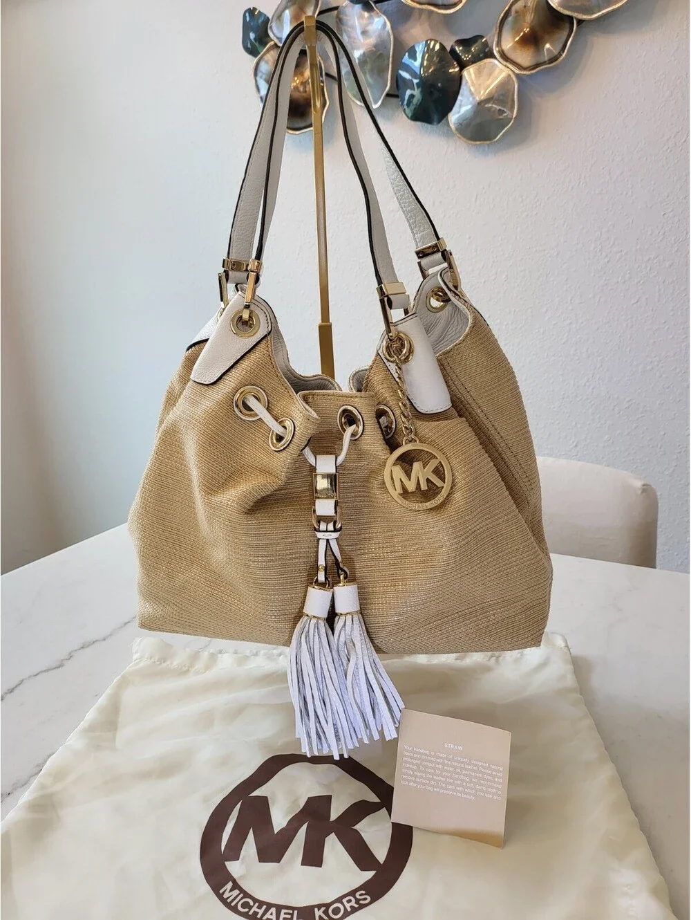 Lmt.Ed. Michael Kors Camden Large Drawstring Kate Mid. Shoulder Bag Purse EUC LN